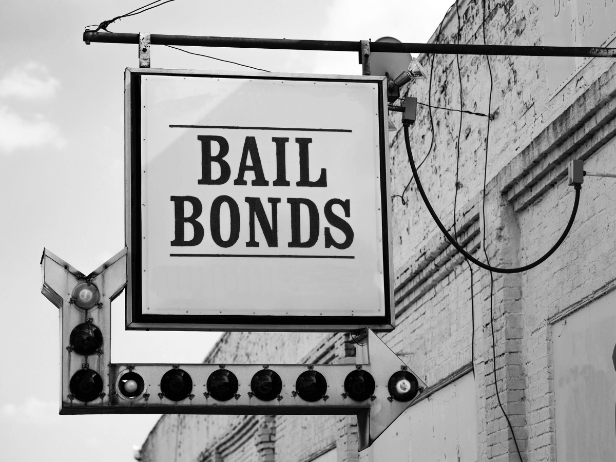 Bail bond sign