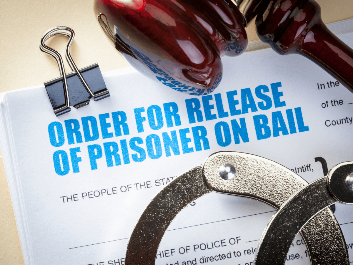 Order for release of prisoner on bail document