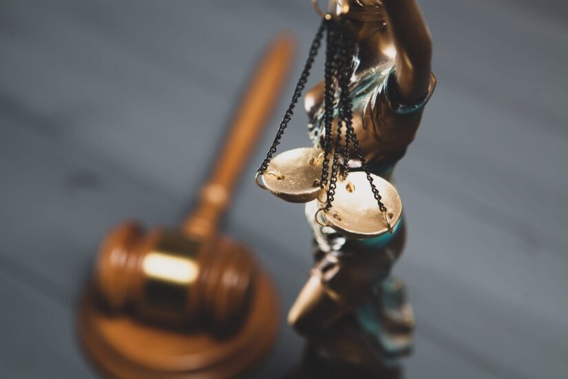 Photo of Justia and gavel