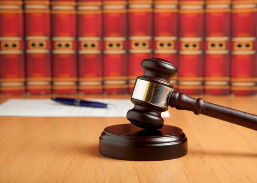 Photo of law books and gavel